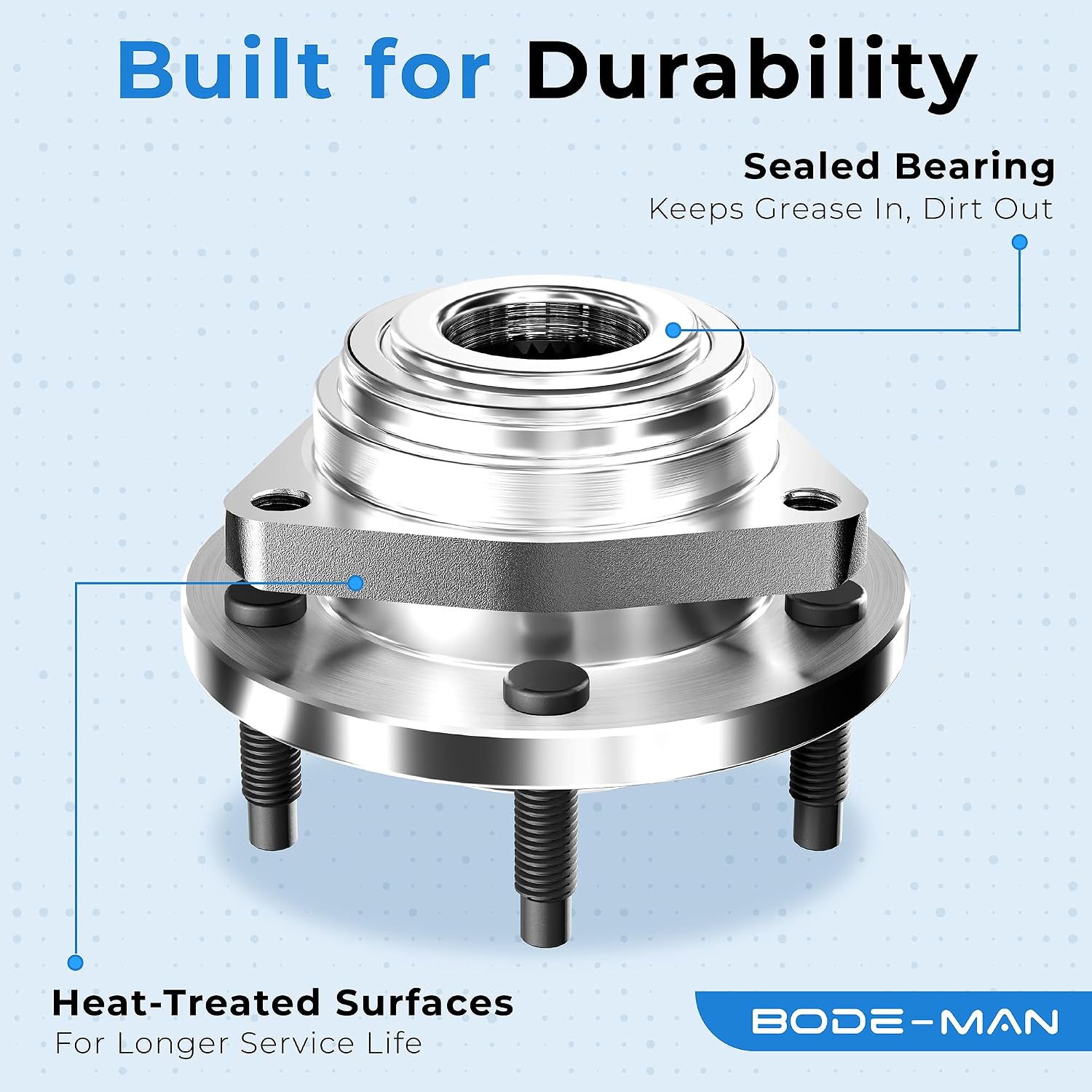 Pair Front Wheel Bearing & Hub Assembly for 2017-2020 Mini Cooper Clubman Countryman BMW i8 and 2016-2019 X1 and 2018-2020 X2