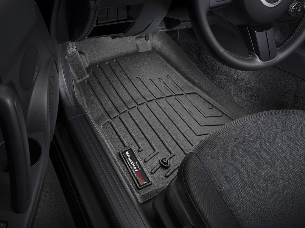 WeatherTech Custom Fit FloorLiners for Mazda MX-5 Miata - 1st Row (442621), Black