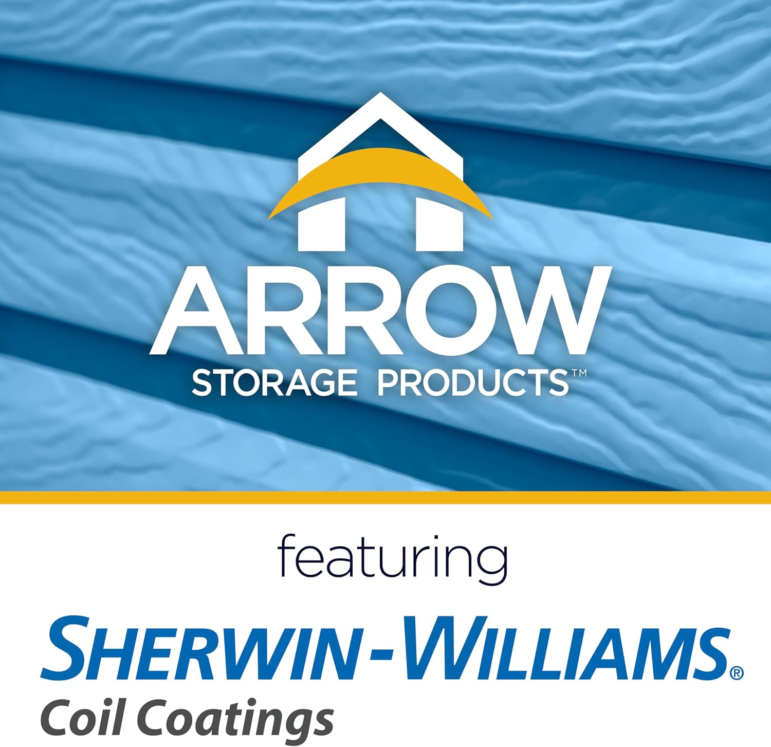 Arrow Select 10' x 8' Outdoor Lockable Steel Storage Shed Building, Blue Grey