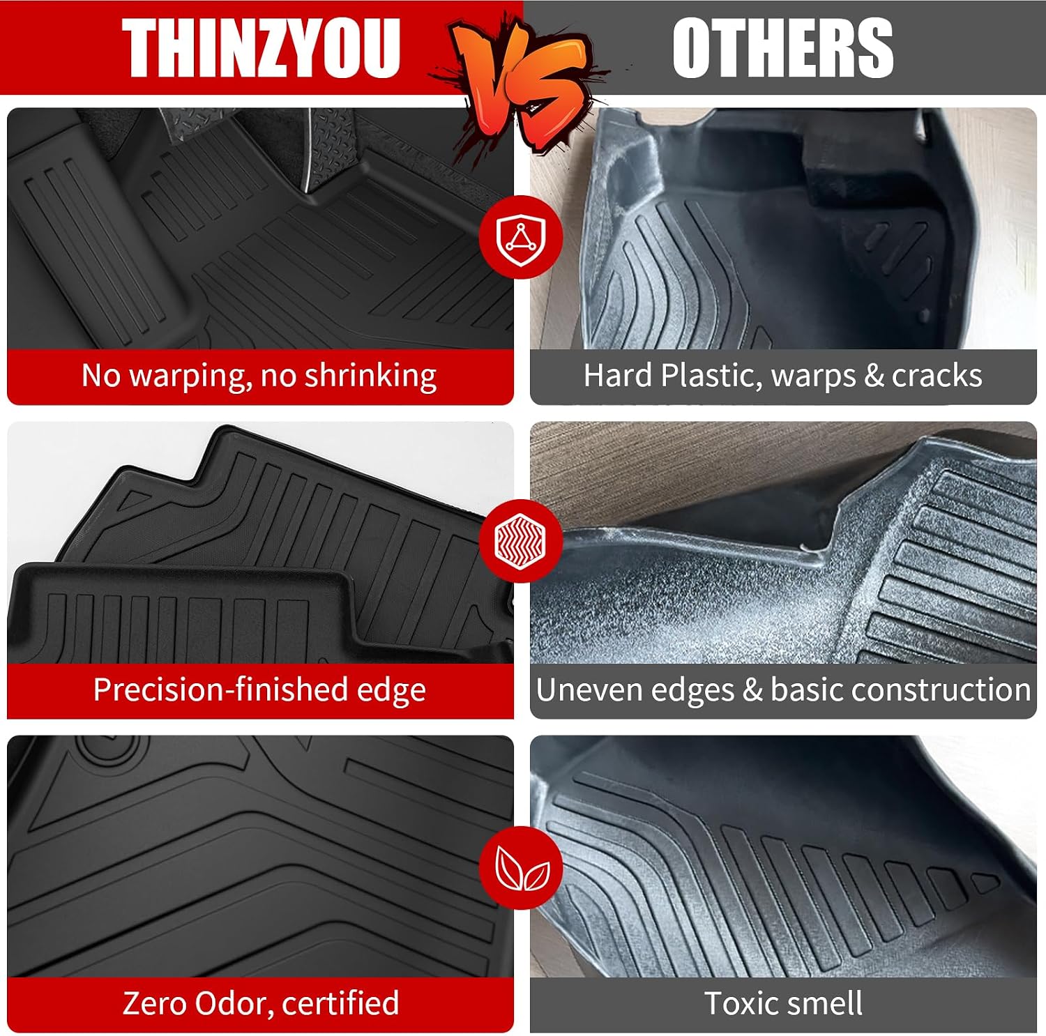 Floor Mats Compatible with 2022-2025 2026 Hyundai Tucson Trunk Mat Cargo Liner Cargo Mat TPE All Weather Back Seat Cover Protector 2024 Tucson Accessories(Floor Mats+Backrest Mats+Trunk Mat)