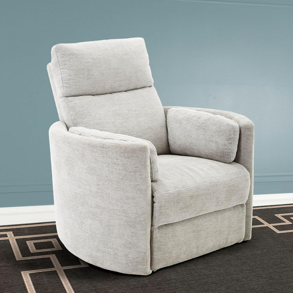 Parker Living Radius - Mineral Power Swivel Glider Recliner for Adults with USB and Type-C Ports, Single Sofa Chair for Living Room