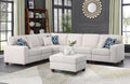 YOPTO 116' Convertible Sectional Couch with Movable Ottoman and 6 Throw Pillows,Chenille Upholstered Comfy Sofa 7 Seater,L-Shaped,Free Combination,Easy Assembly for Living Room,Apartment,Office,Beige