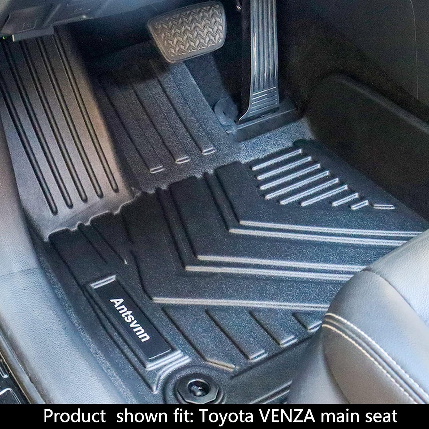 Floor Mats Fit for Toyota Venza 2026 2025 2024 2023-2021 Trunk Mats，All-Weather Rubber Car Cargo Liners Protector for 2021-2025 2026 Toyota Venza Accessories，Anti-Slip Floor Mats 2 Row & Cargo Liners