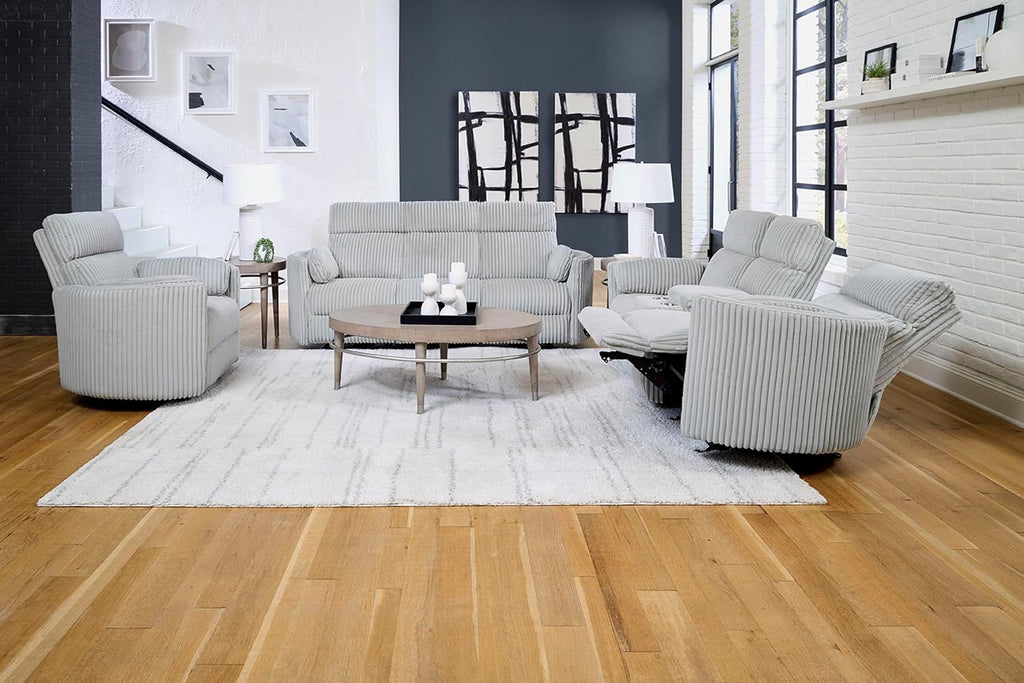 Parker Living Radius - Mega Grey Power Glider Reclining Console Loveseat