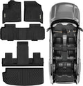 OEDRO Floor Mats Fit for 2018-2025 Chevrolet Traverse 7 Seats with 2nd Row Bucket Seats, Custom Fit All Weather Floor Mats Liners 3 Row & Cargo Liner Behind