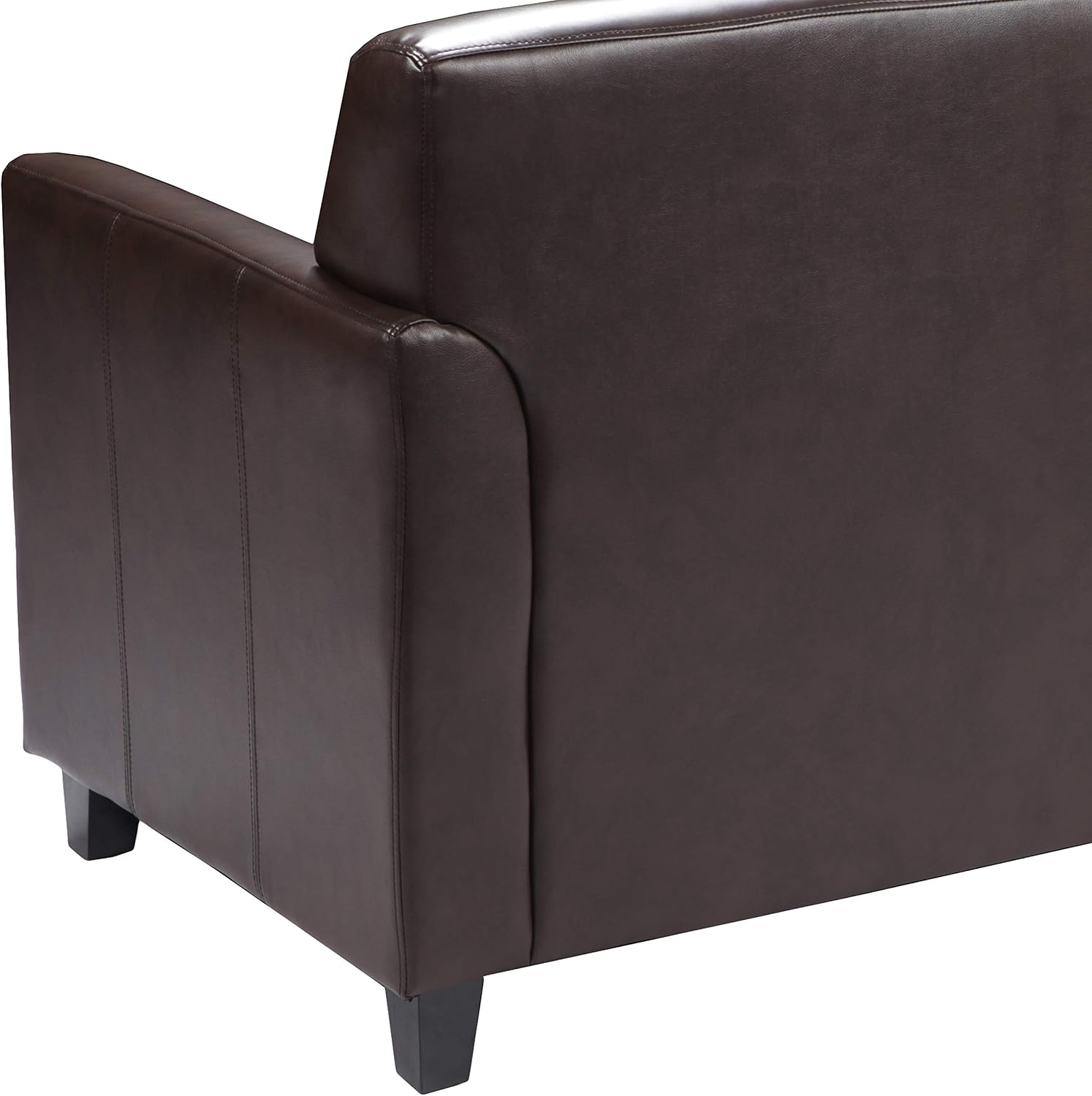 Flash Furniture HERCULES Diplomat Series Brown LeatherSoft Loveseat