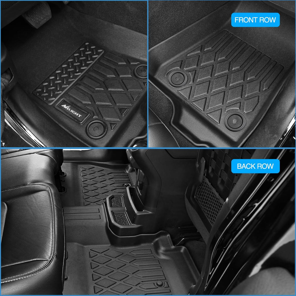 Nilight TPE Floor Mats for Ford Fusion Lincoln MKZ 2017 2018 2019 2020,All Weather Custom Fit Heavy Duty Floor Liners