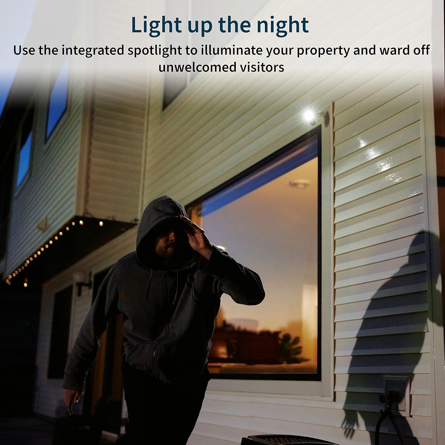 Arlo Pro 5S 2K Spotlight Camera - 2 Pack - Security Cameras Wireless Outdoor, Dual Band Wi-Fi, Color Night Vision, 2-Way Audio, Home Security Cameras, Home Improvement, White – VMC4260P (Renewed)