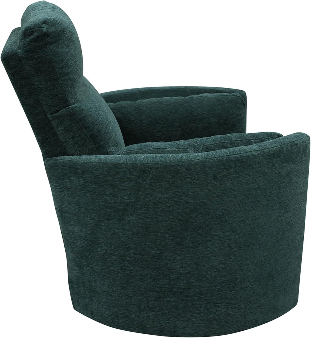 Parker Living Radius - Peacock Power Swivel Glider Recliner for Adults with USB and Type-C Ports, Single Sofa Chair for Living Room