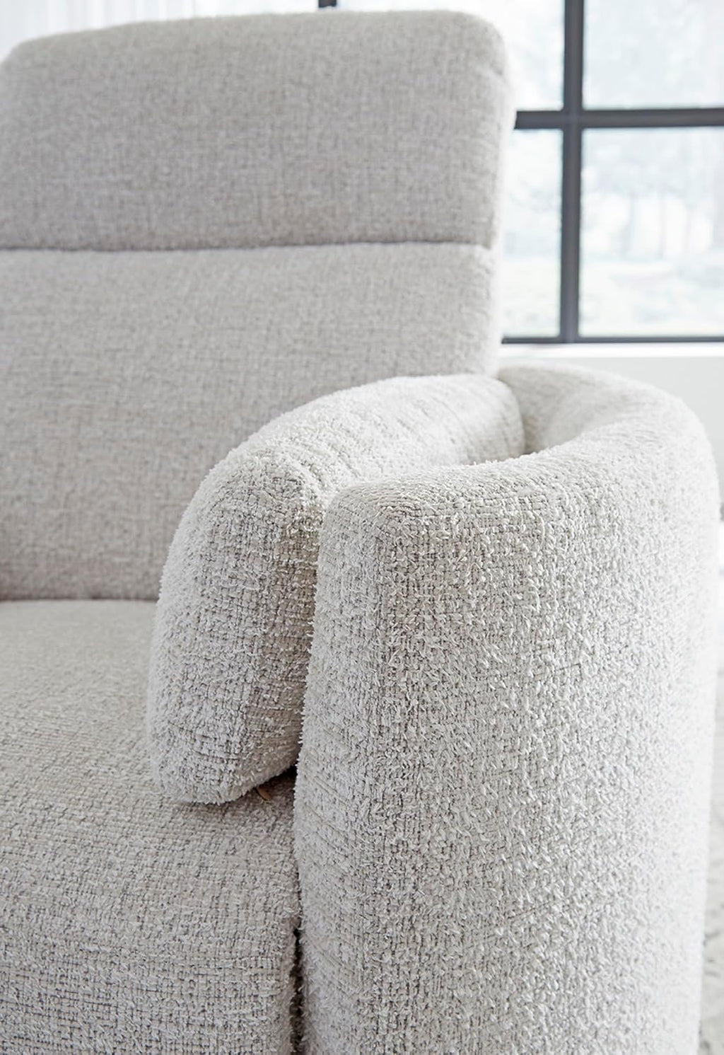 Parker Living Radius - Angora Linen Manual Swivel Recliner Two Pack