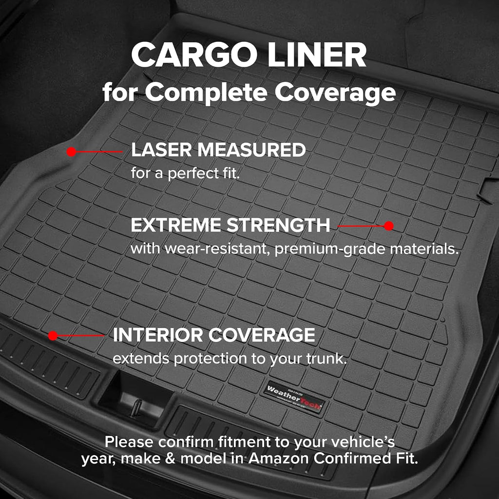 WeatherTech Cargo Trunk Liner for Ford Excursion, Behind 2nd Row (41154), Tan