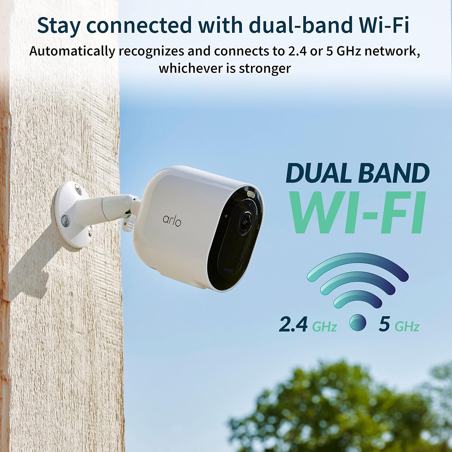 Arlo Pro 5S 2K Spotlight Camera - 2 Pack - Security Cameras Wireless Outdoor, Dual Band Wi-Fi, Color Night Vision, 2-Way Audio, Home Security Cameras, Home Improvement, White – VMC4260P (Renewed)