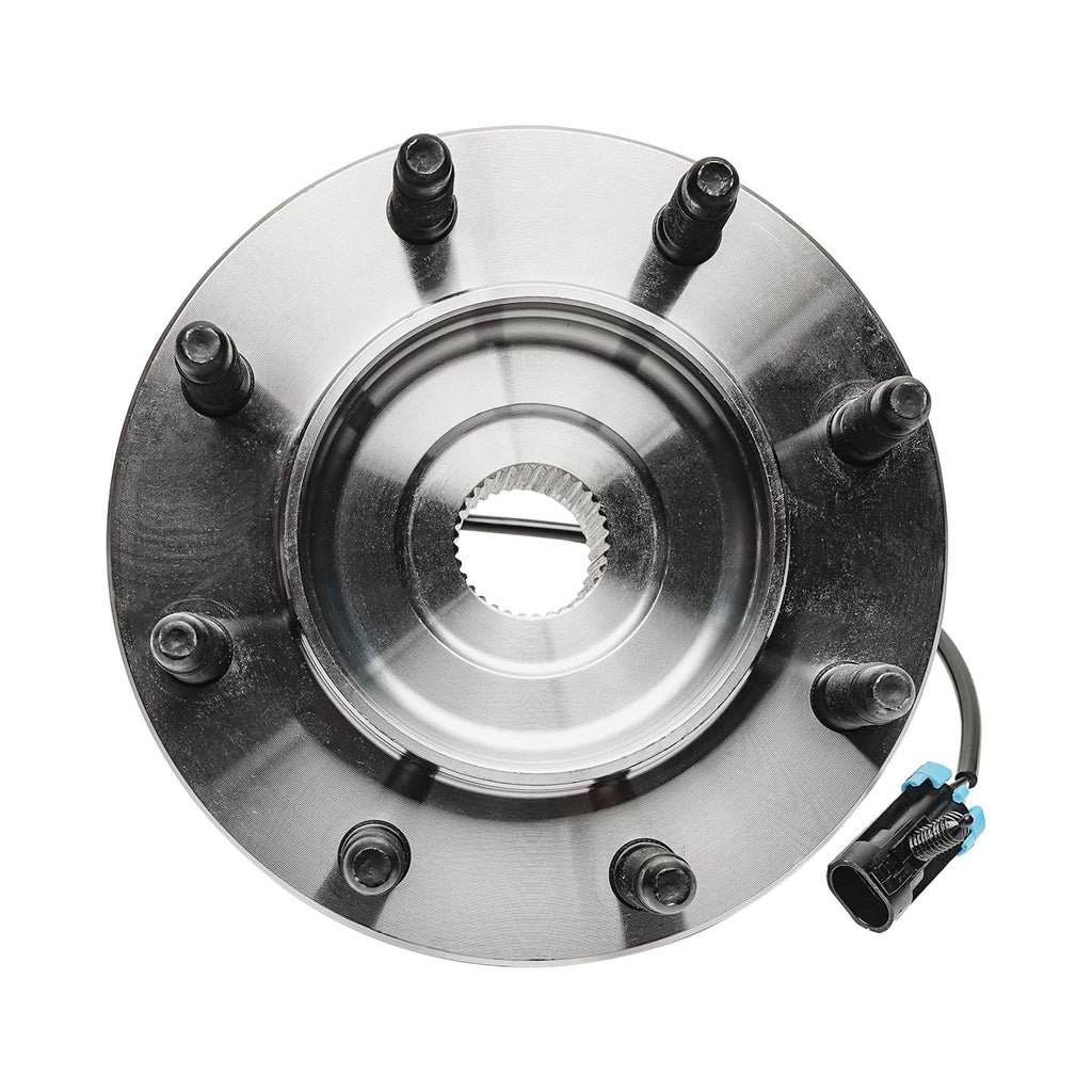 Detroit Axle - 4WD Front Wheel Bearing Hubs for 2001-2006 Chevrolet Silverado 3500 GMC Sierra 3500, 2007 Sierra 3500 Classic Wheel Bearing and Hubs Assembly Replacement