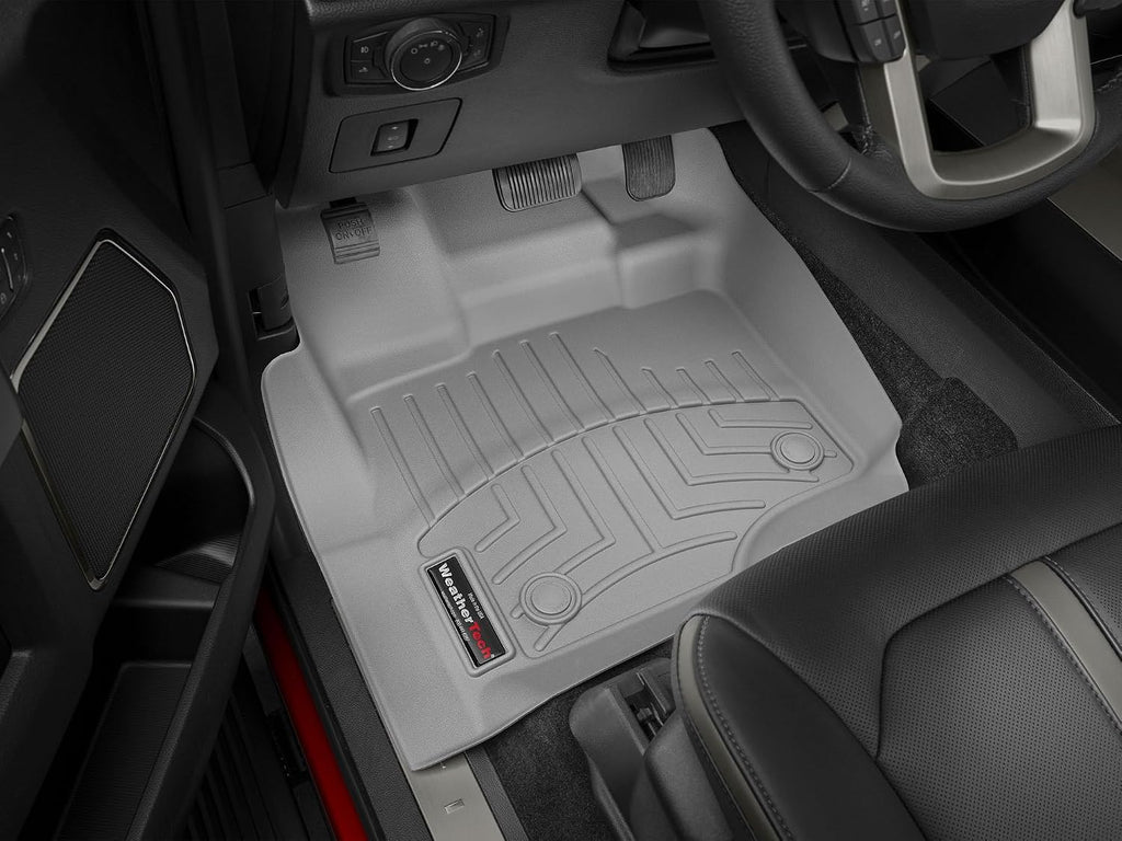 Weathertech Custom Fit FloorLiners for Dodge Ram Truck 1500, Classic 1st & 2nd Row (444651-442162), Black