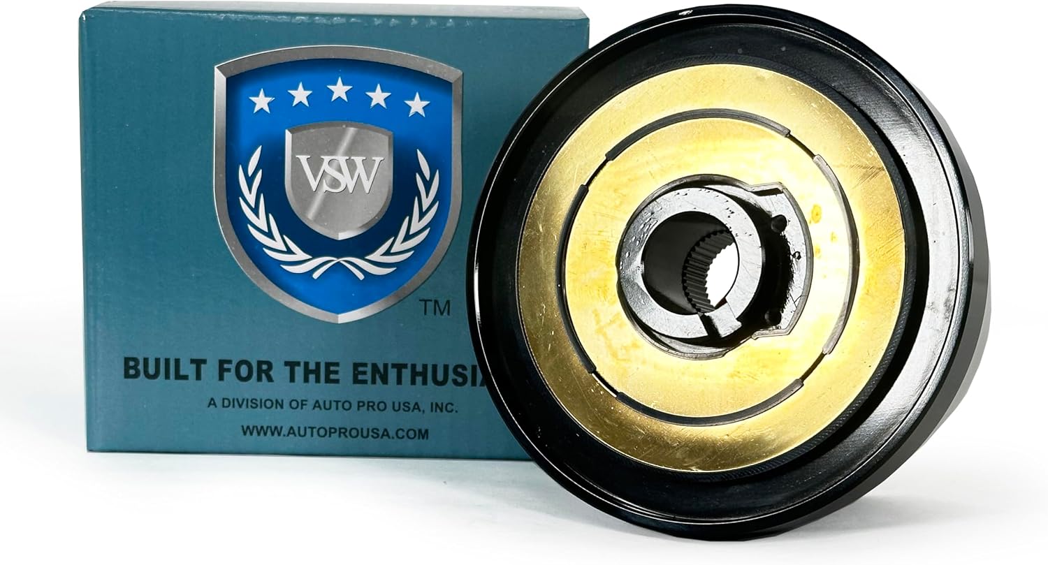 VSW Steering Wheel Hub Adapter 6 Bolt (Black) Compatible with 1968-78 Ford Mustang, 78-91 Bronco, 68-73 Cougar STH1010BLK