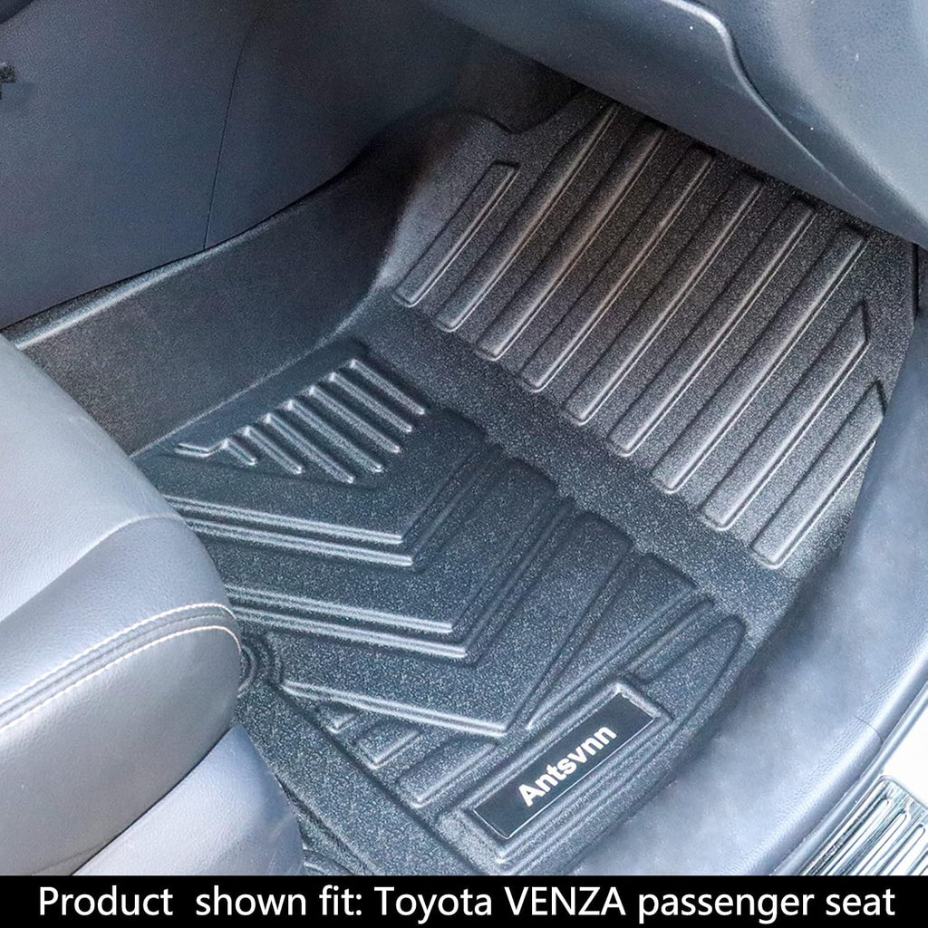 Floor Mats Fit for Toyota Venza 2026 2025 2024 2023-2021 Trunk Mats，All-Weather Rubber Car Cargo Liners Protector for 2021-2025 2026 Toyota Venza Accessories，Anti-Slip Floor Mats 2 Row & Cargo Liners