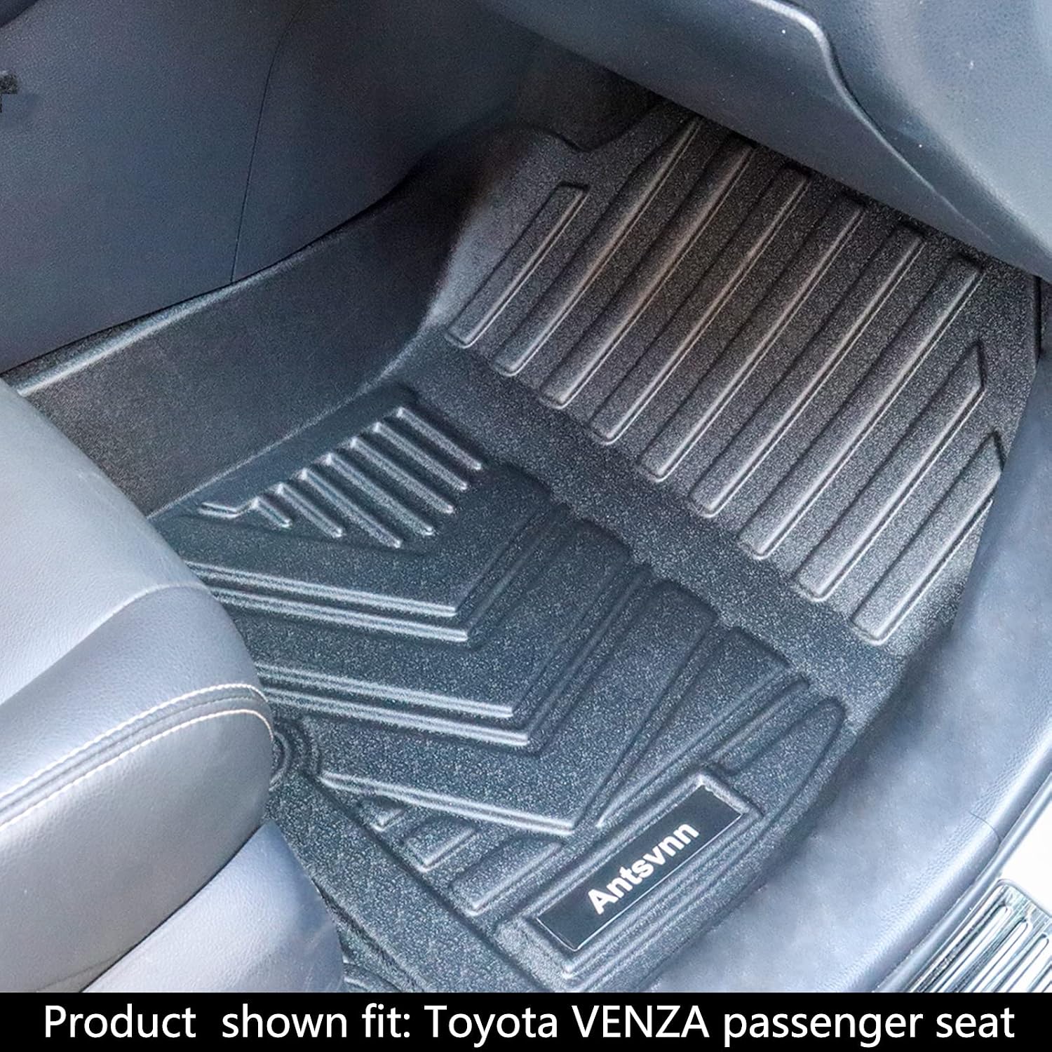 Floor Mats Fit for Toyota Venza 2026 2025 2024 2023-2021 Trunk Mats，All-Weather Rubber Car Cargo Liners Protector for 2021-2025 2026 Toyota Venza Accessories，Anti-Slip Floor Mats 2 Row & Cargo Liners