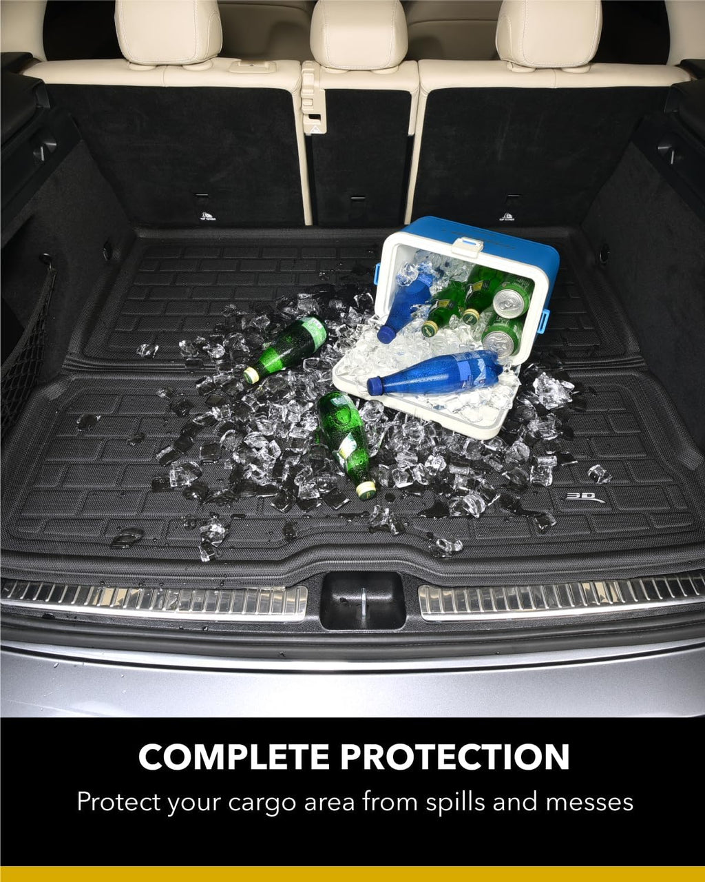 3D MAXpider Custom Fit Kagu Cargo Liner (Black) Compatible with Acura RDX 2019-2026 - Cargo Liner
