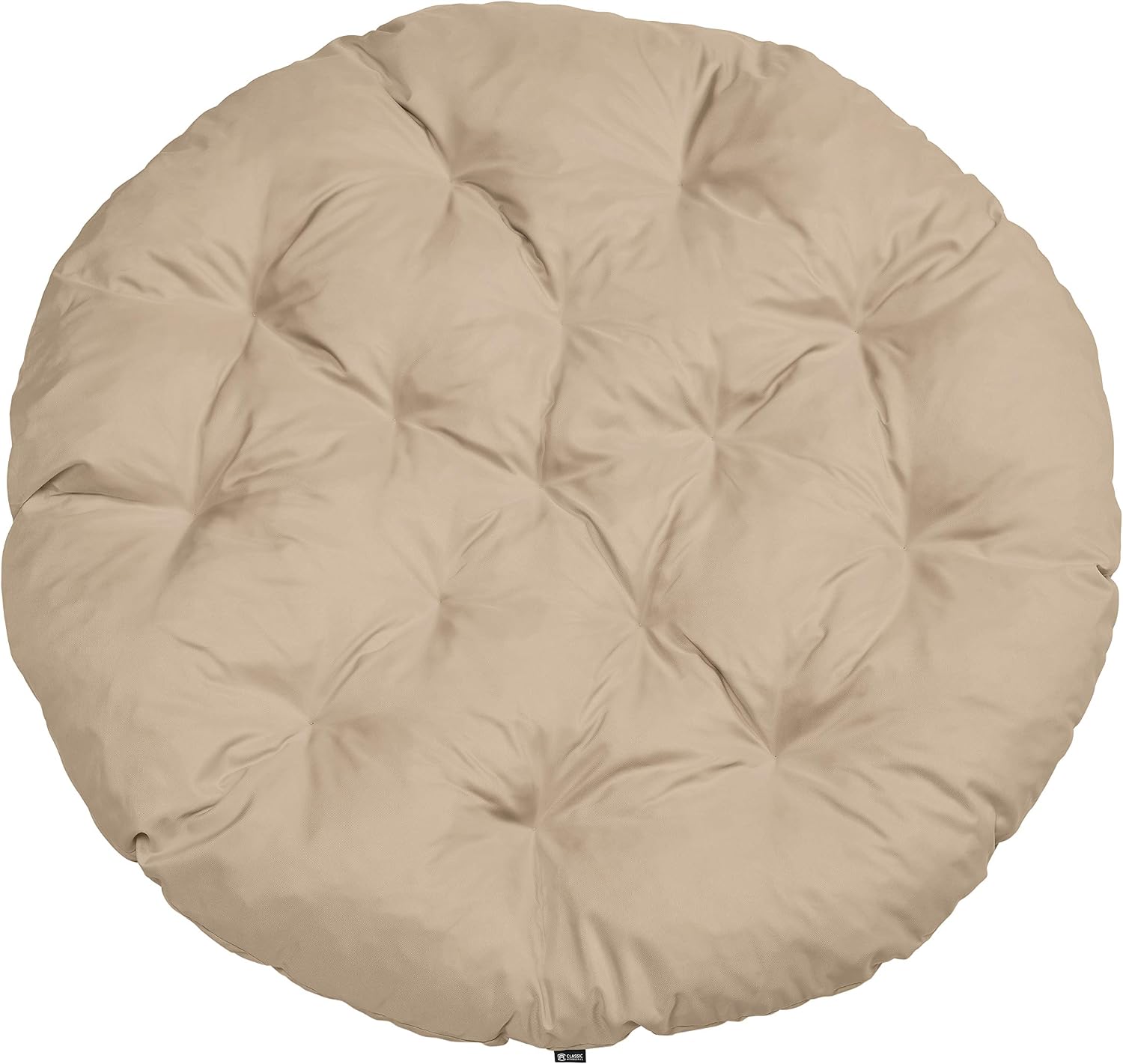 Classic Accessories Montlake Water-Resistant 50 Inch Papasan Cushion, Antique Beige, Outdoor Papasan Cushion