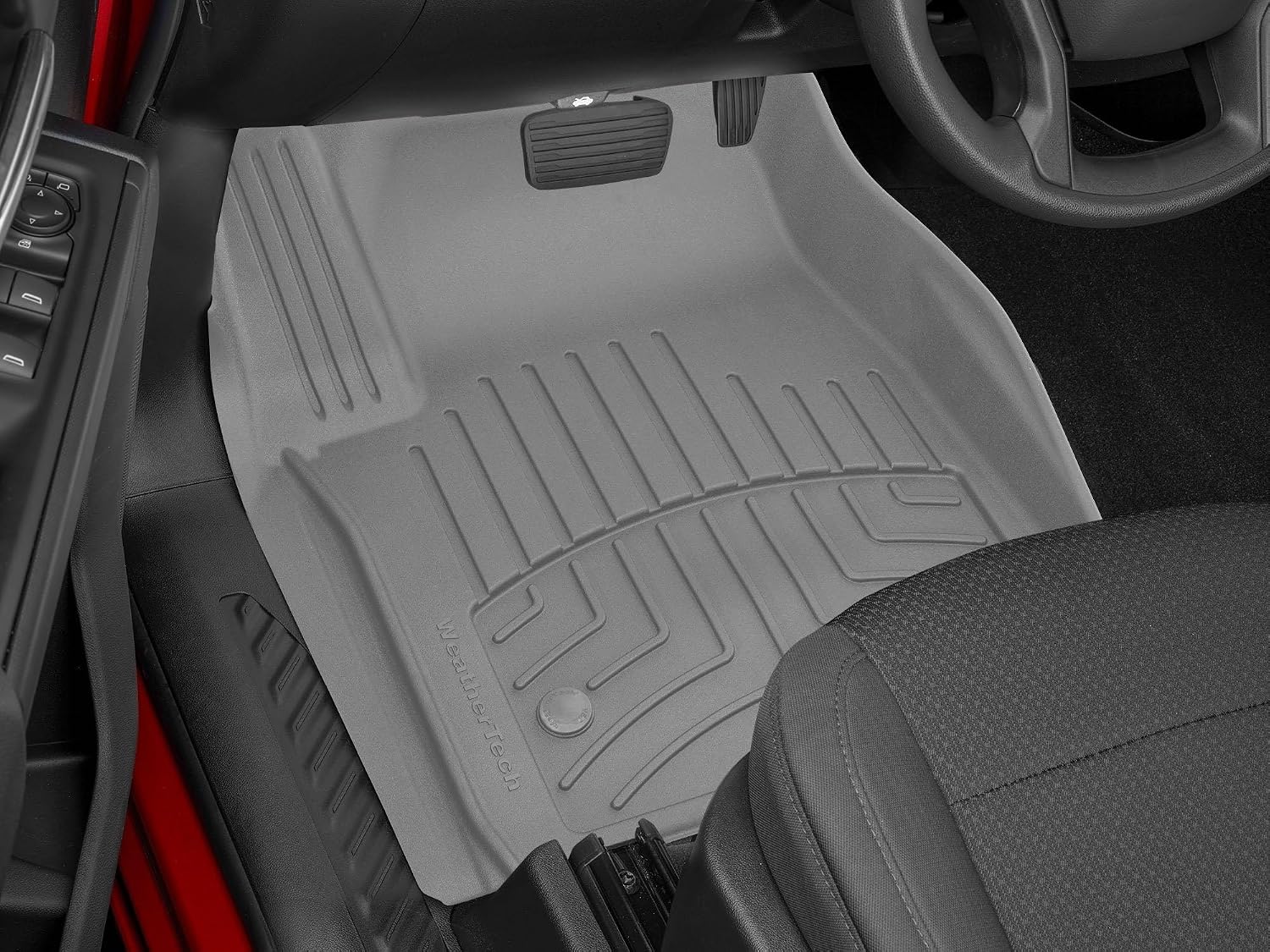 WeatherTech FloorLiner HP Custom Fit Floor Mats for Ford F-150, F-150 Raptor - 1st & 2nd Row (47697-1-2IM), Cocoa