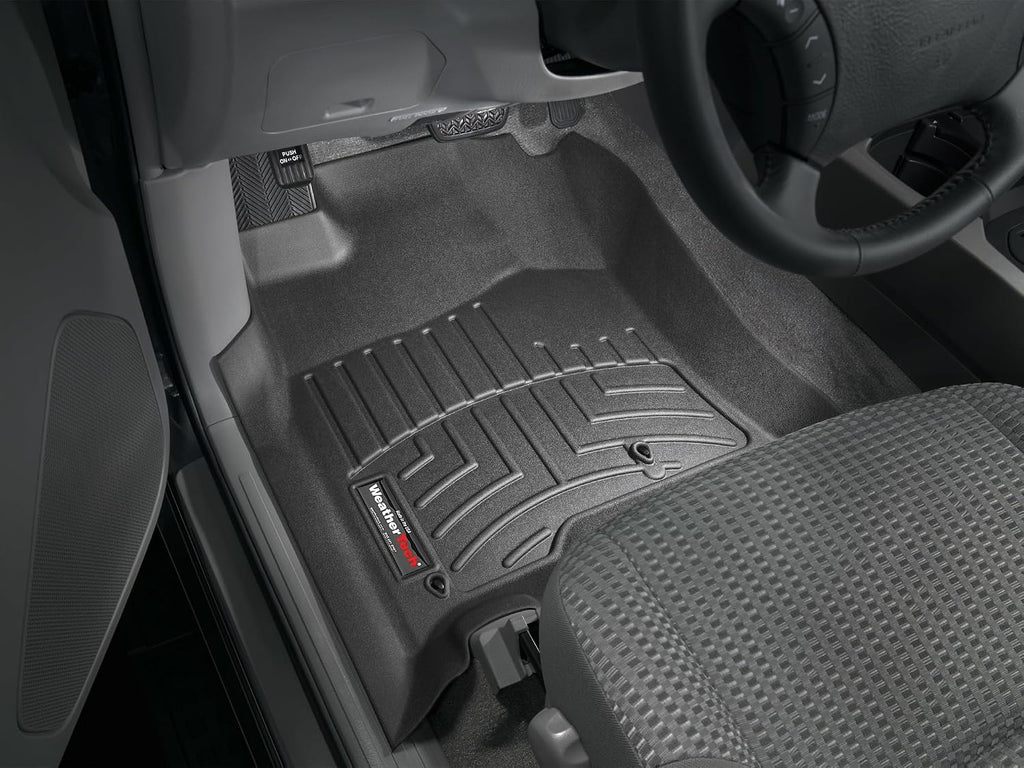 WeatherTech Custom Fit FloorLiners for Toyota 4Runner - 1st Row (440111), Black