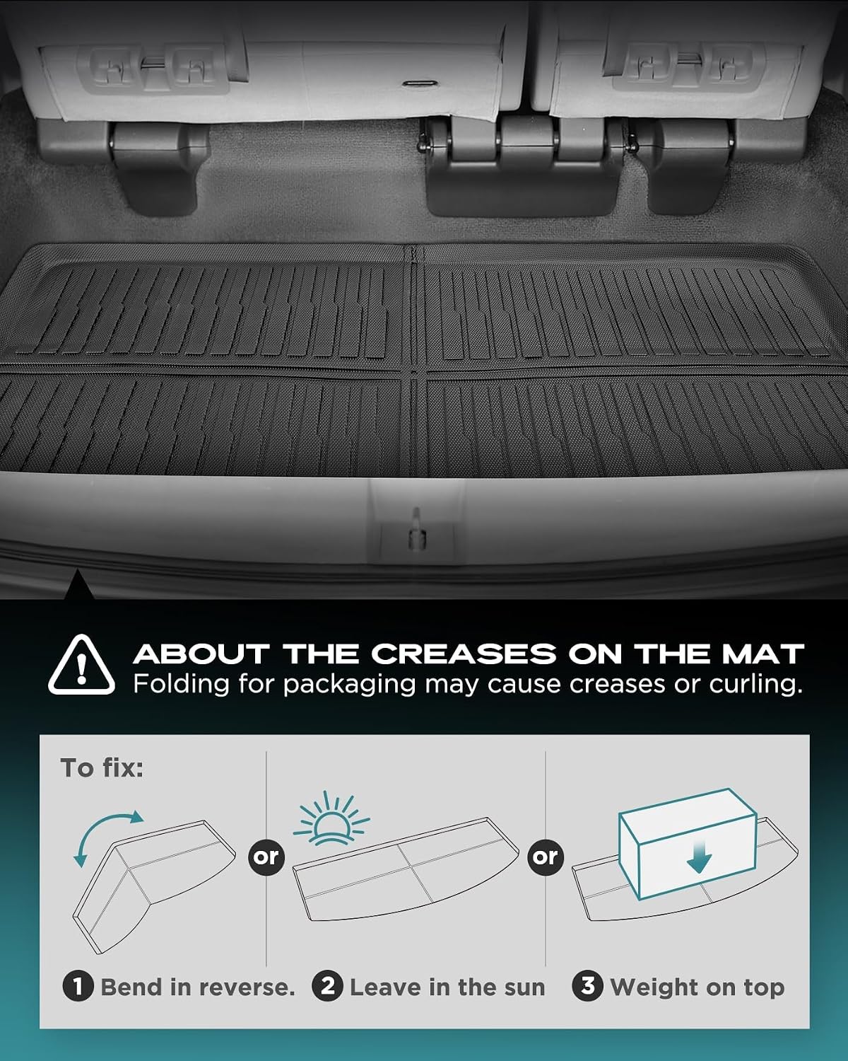 DiffCar® for Honda Odyssey Floor Mats 2011 2012 2013 2014 2015 2016 2017 (Fit 7/8 Seats), All Weather TPE Car Accessories for Odyssey Trunk Liner, Rubber Floor Mats Automotive Black Car Accessories