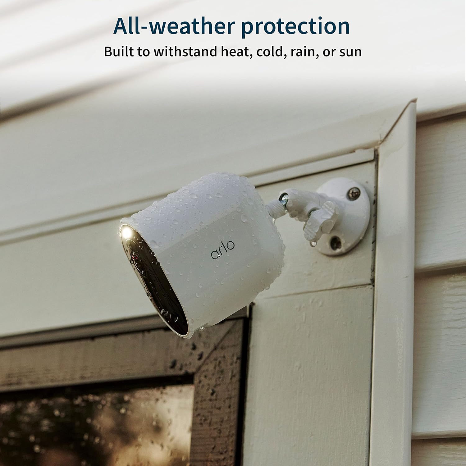 Arlo Pro 5S 2K Spotlight Camera - 2 Pack - Security Cameras Wireless Outdoor, Dual Band Wi-Fi, Color Night Vision, 2-Way Audio, Home Security Cameras, Home Improvement, White – VMC4260P (Renewed)