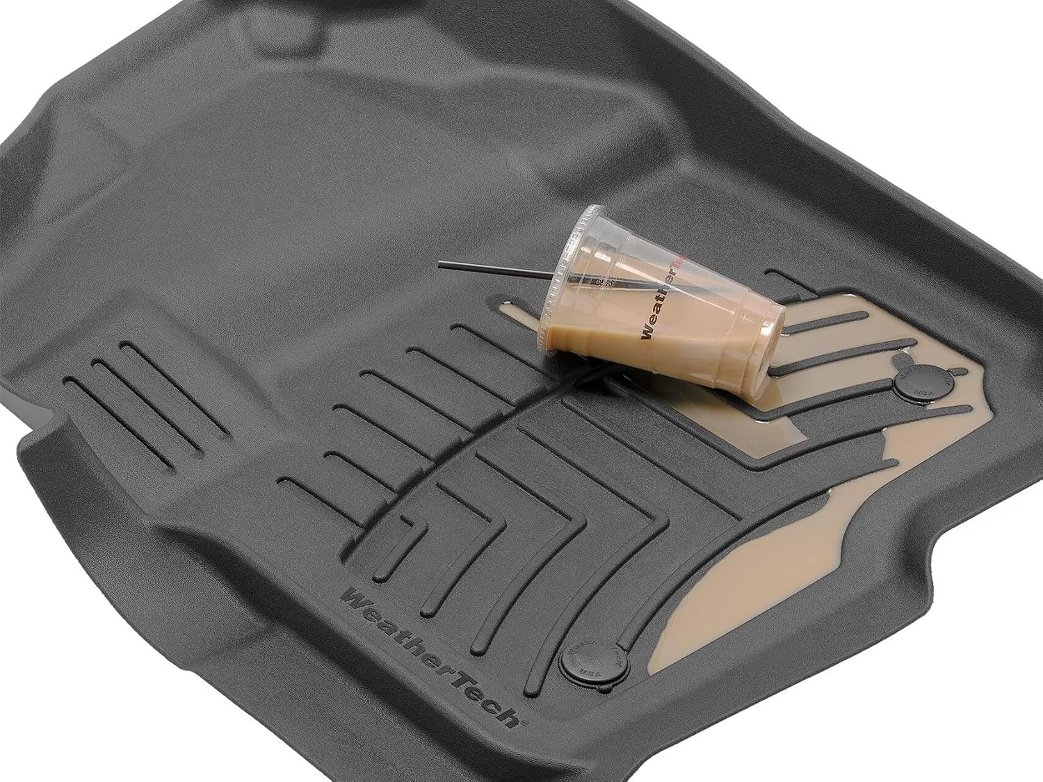 WeatherTech FloorLiner HP Custom Fit Floor Mats for Honda CR-V, CR-V Hybrid 1st Row (4411101IM), Black