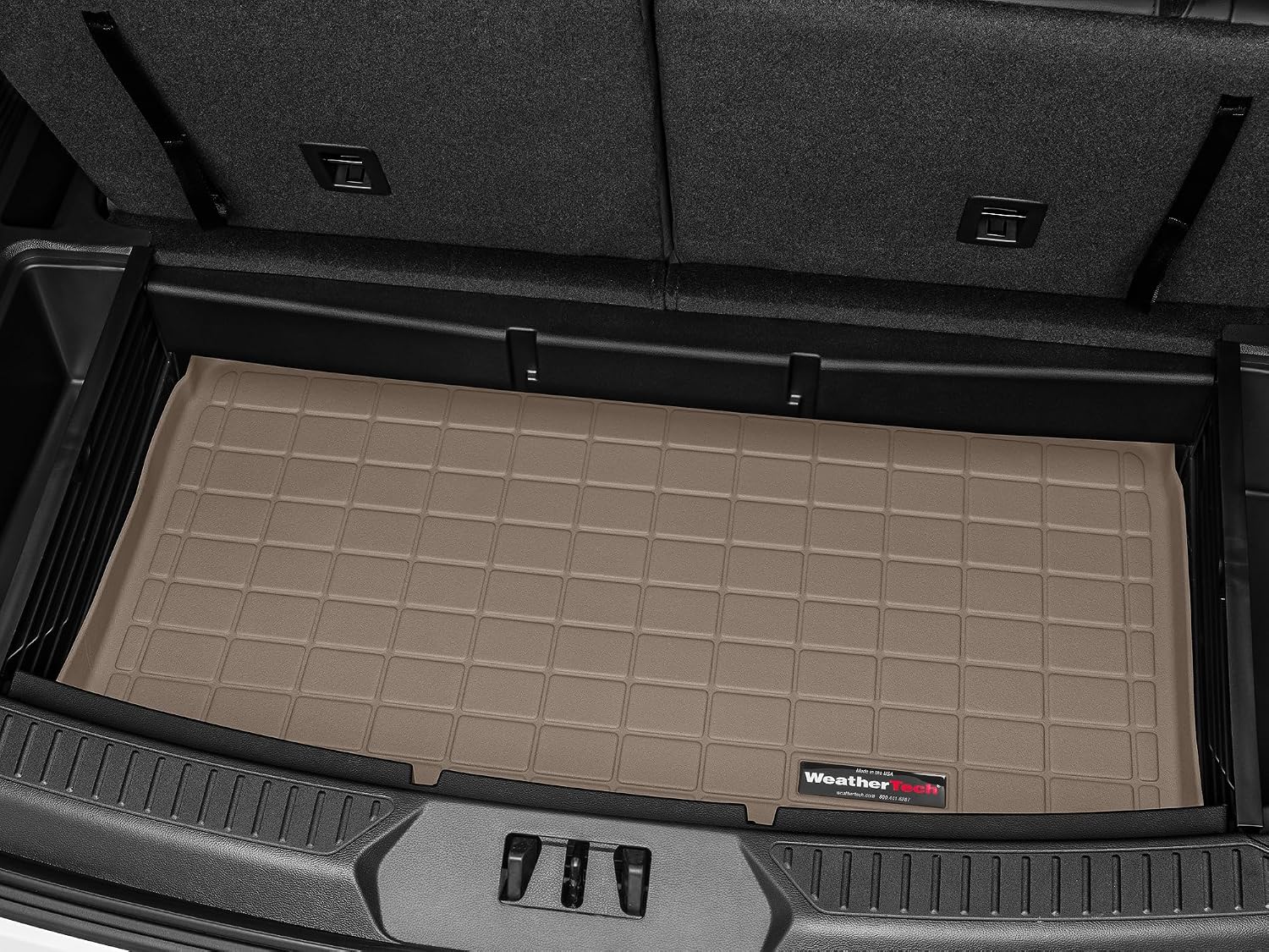 WeatherTech Cargo Trunk Liner for Ford Explorer Hybrid, Explorer ST, Explorer - Rear Cargo Well (411306), Tan