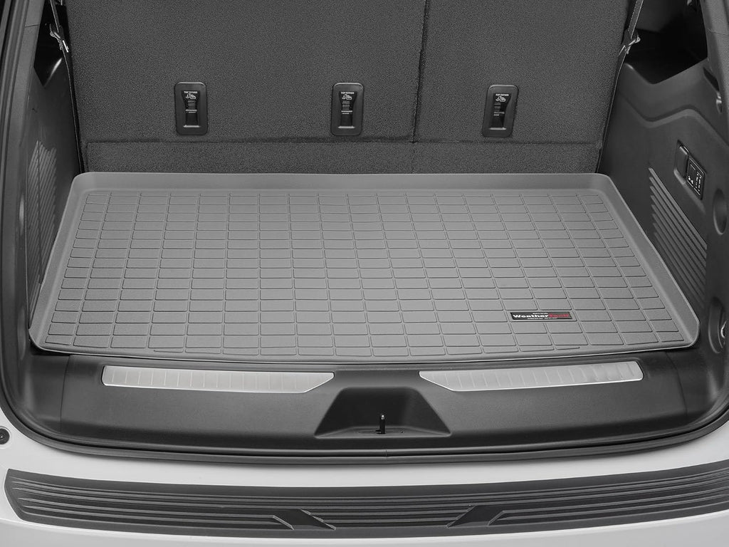 WeatherTech Cargo Trunk Liner for Cadillac Escalade ESV, Escalade-V ESV, Suburban - Behind 3rd Row (421390), Grey