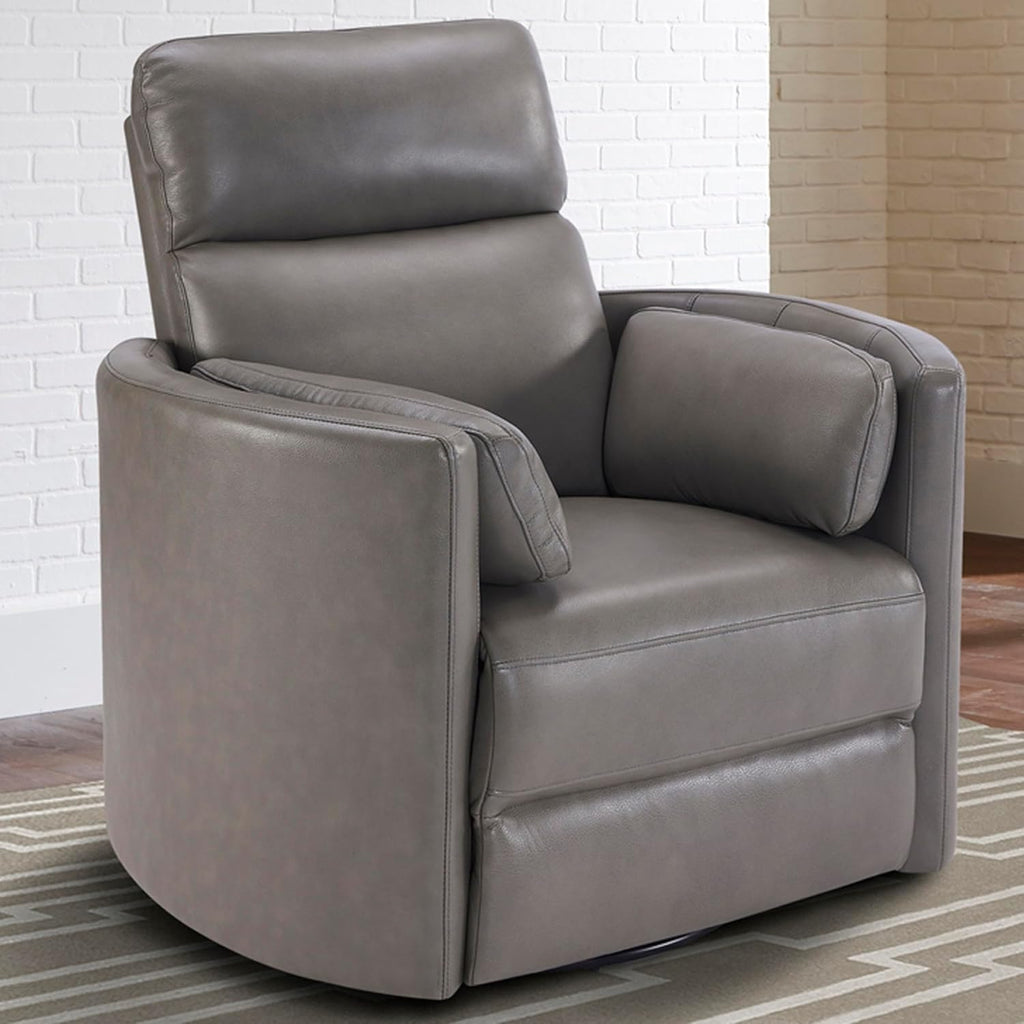 Parker Living Radius - Florence Heron - Powered by Freemotion Cordless Power Swivel Glider Recliner for Adults with USB and Type-C Ports, Single Sofa Chair for Living Room