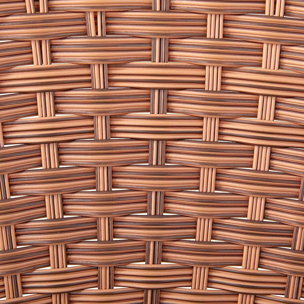 Jeco Rocker Wicker Chair - Set of 2, Patio Chair, Outdoor Rocking Chair Honey