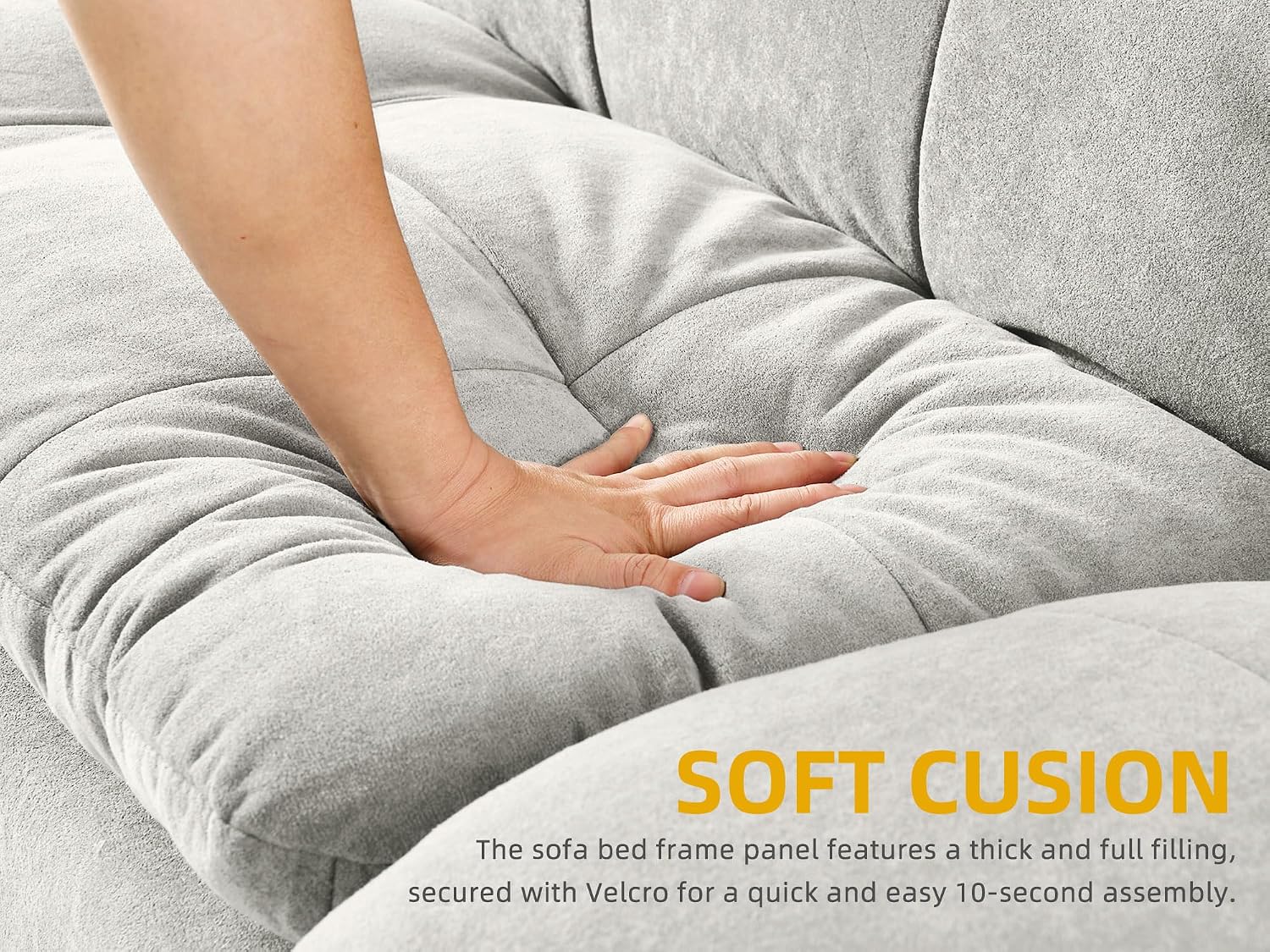 YITAHOME Convertible Futon Sofa Bed, 70' Folding Futon Set for Living Room Home Office Aprtment, Modern Futon Couch with Adjustable Backrest & Armrests, Recliner Lounge, Loveseat Sofa