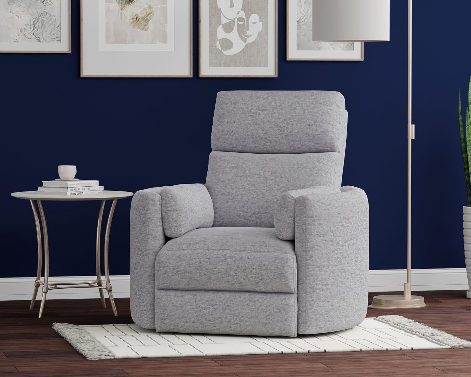 Parker Living Radius - Mineral Power Swivel Glider Recliner for Adults with USB and Type-C Ports, Single Sofa Chair for Living Room