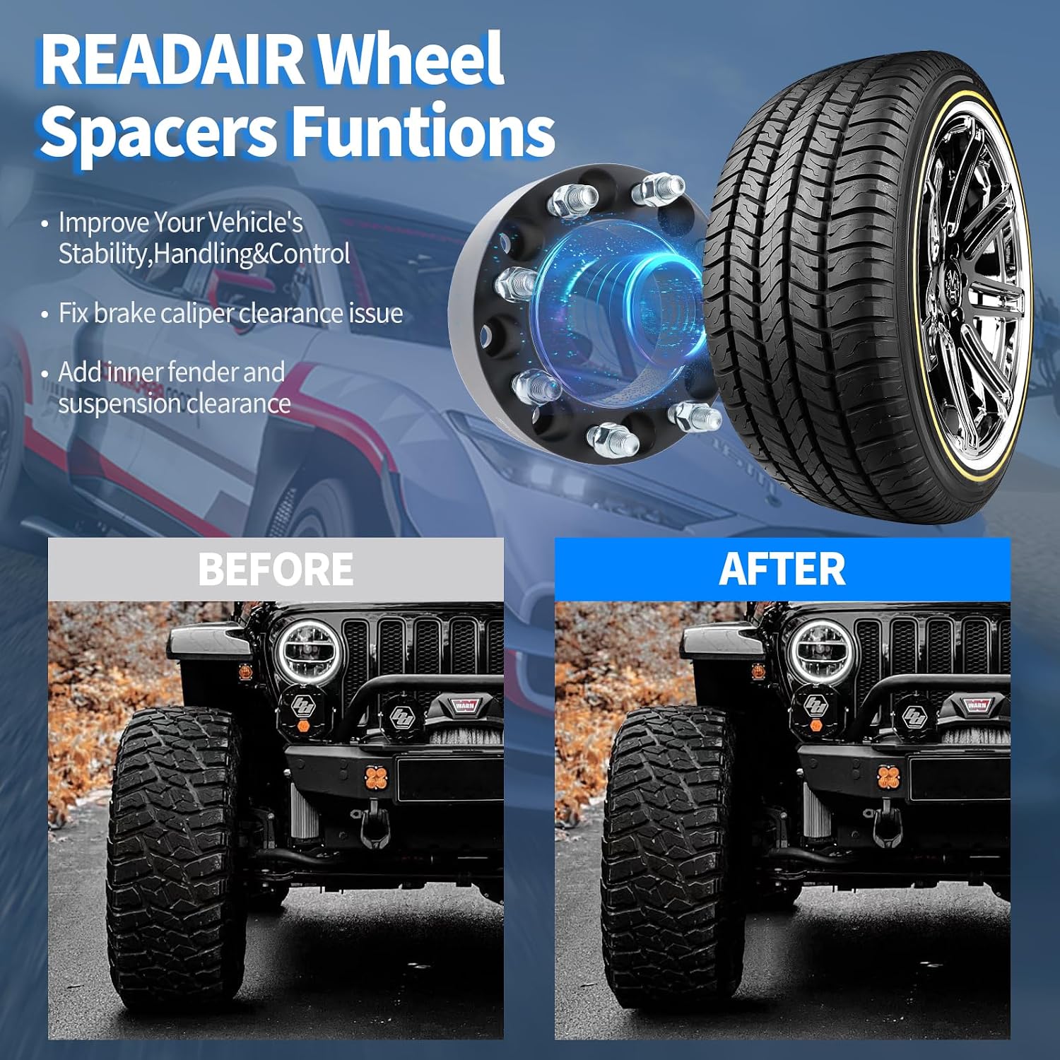 6x139.7mm to 6x135mm Wheel Adapters 1.5 inch, Lug Centric Wheel Adapters (Changes Bolt Pattern) with M14x1.5 Studs 108mm Hub Bore,4Pcs Adapters fit for Silverado 1500, 1500, Sierra 1500, Tahoe