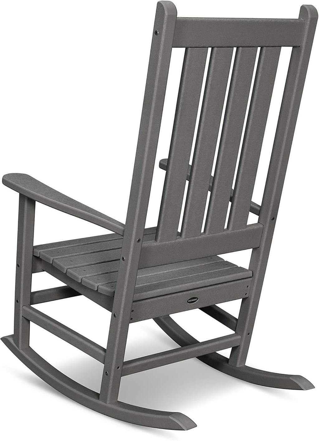 POLYWOOD® Vineyard Composite Rocking Chair Outdoor, Weather Resistant Patio Furniture, All Weather Rocking Chairs for Outside, Front Porch Rocking Chair, Sand