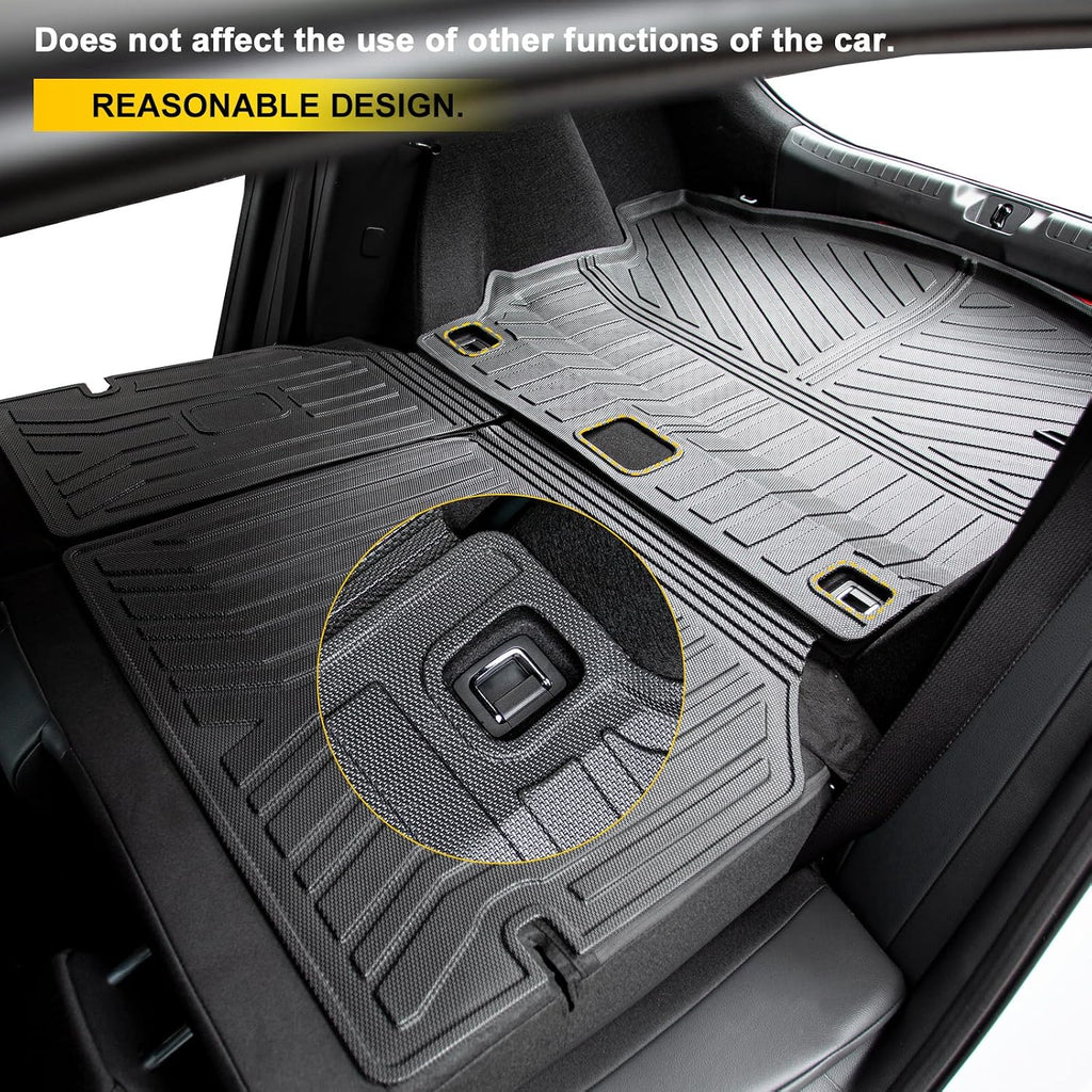 Floor Mats Compatible with 2022-2025 2026 Honda Civic Hatchback Trunk Mat Cargo Mat Cargo Liner All Weather Trunk Liner Civic Hatchback Accessories (Trunk Mat+Floor Mats)