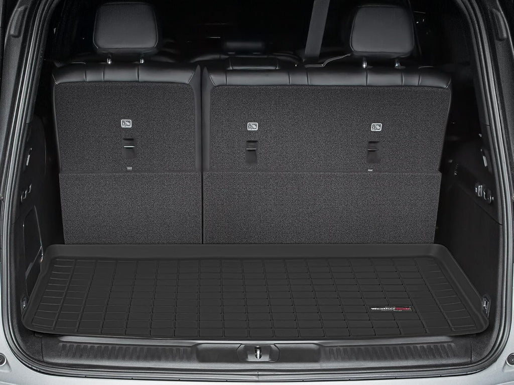 WeatherTech Cargo Trunk Liner for Jeep Grand Wagoneer, Wagoneer Behind 3rd Row (401487), Black