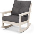 Polywood® Vineyard Rocking Chair, Sand/Ash Charcoal