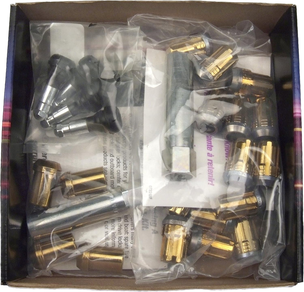 McGard 65554GD Gold SplineDrive Wheel Installation Kit (M12 x 1.25 Thread Size) - for 5 Lug Wheels