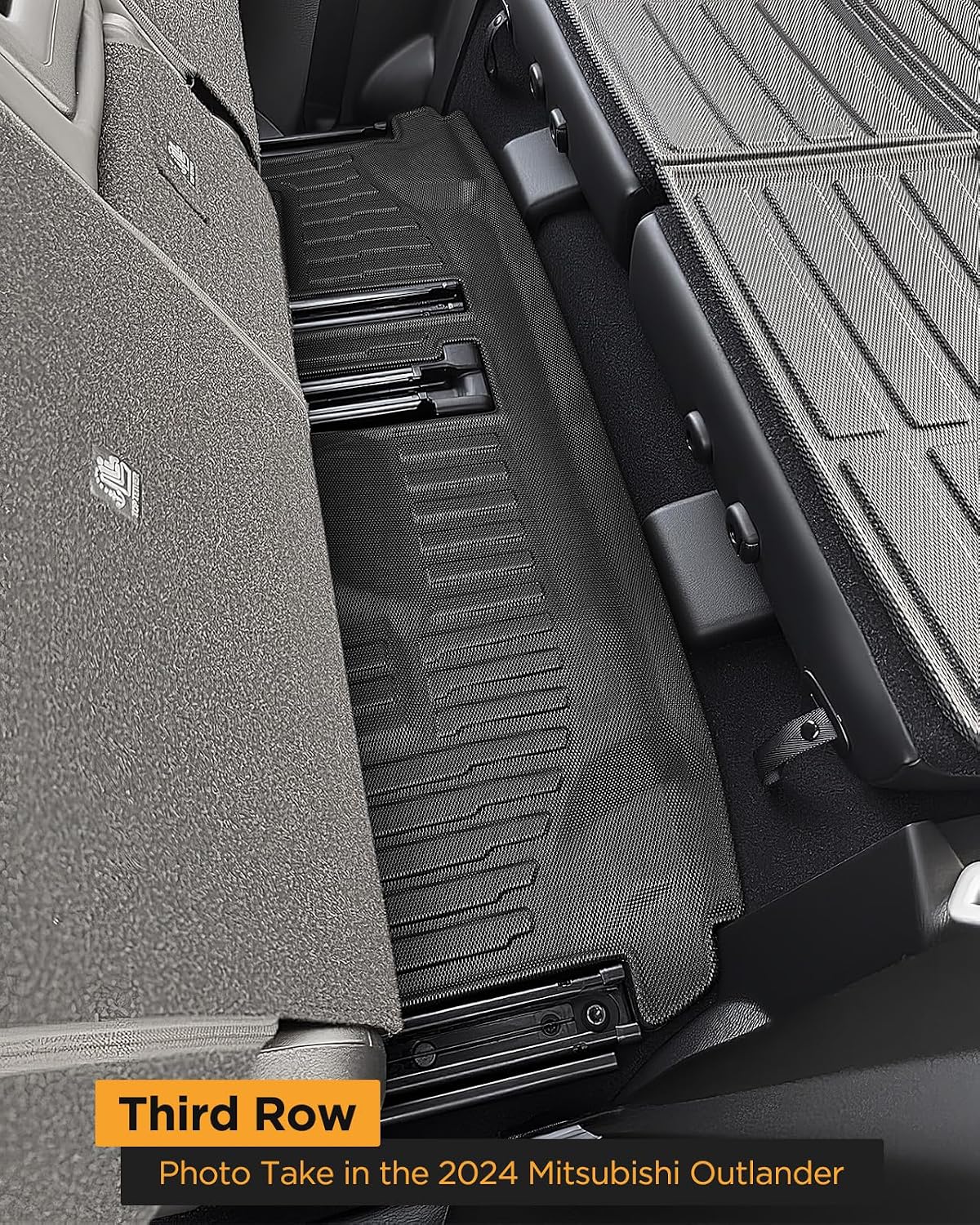 for Mitsubishi Outlander 2022-2025 2026 Floor Mats Cargo Liner (Not Fit PHEV ＆ Sport Models) Trunk Carpet All Weather Heavy Duty TPE Rubber Waterproof Tech Mats for Mitsubishi Outlander 2023 2024