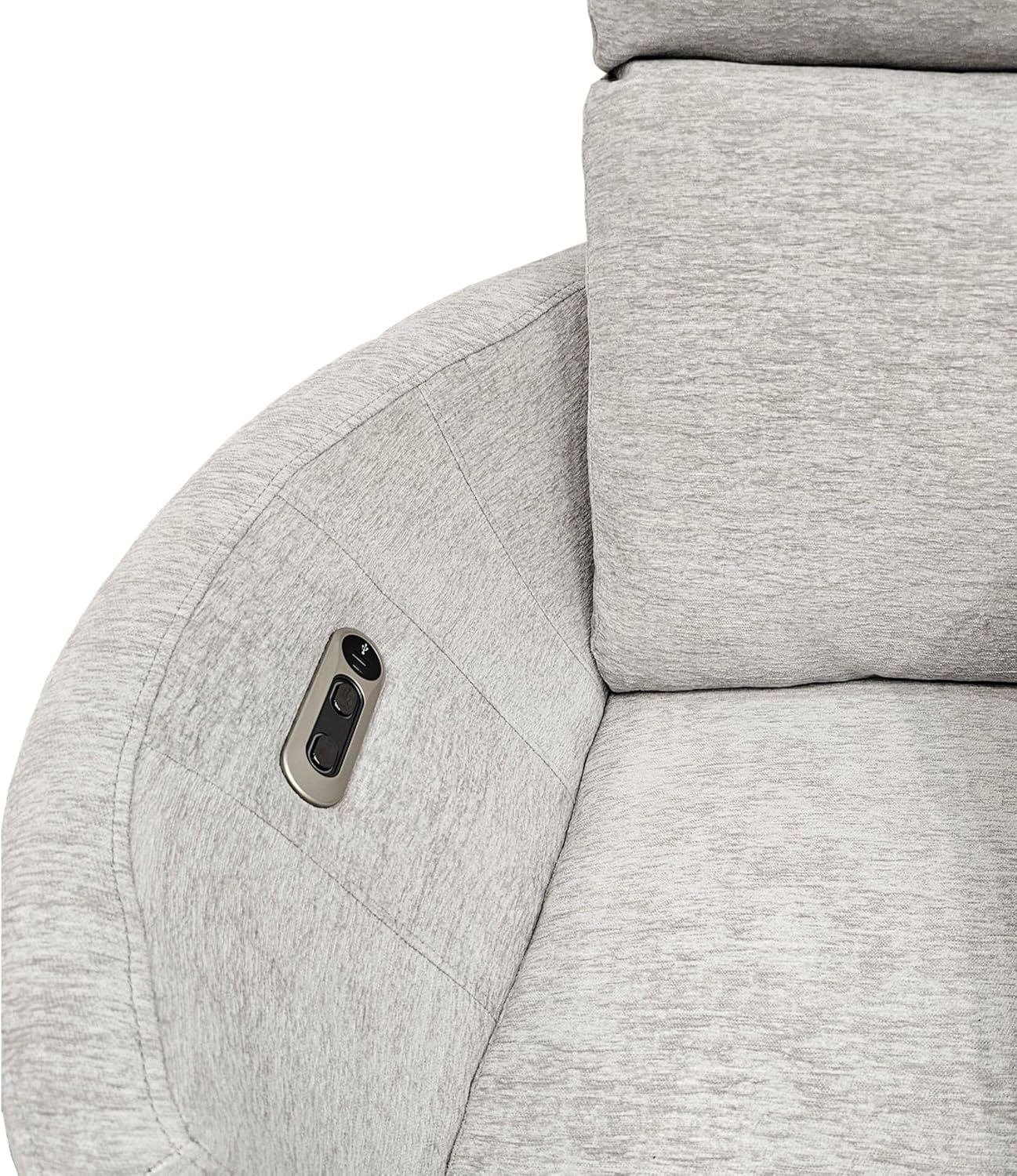 Parker Living Radius - Florence Ivory - Powered by Freemotion Cordless Power Swivel Glider Recliner