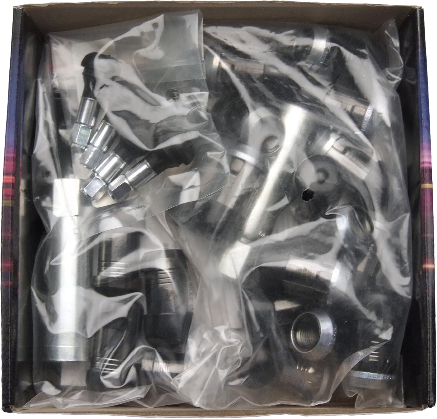 McGard 65515BK Black Spline Drive 5 Lug Wheel Installation Kit (M14 x 1.5), 16 Lug Nuts / 4 Locks / 1 Key / 1 Install Tool