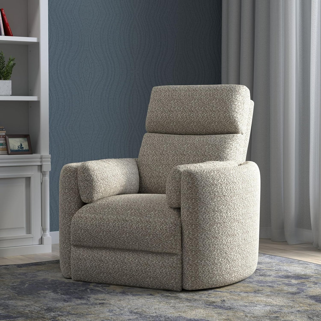 Parker Living Radius - Tatum River Rock Power Swivel Glider Recliner for Adults with USB and Type-C Ports, Single Sofa Chair for Living Room