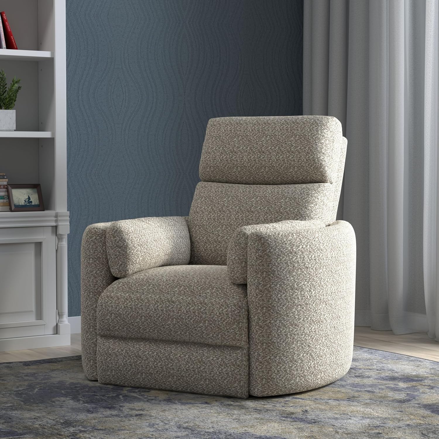 Parker Living Radius - Tatum River Rock Power Swivel Glider Recliner for Adults with USB and Type-C Ports, Single Sofa Chair for Living Room