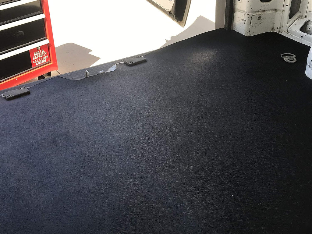 Rezaw-Plast Rubber Floor Mat for 2014-2024 Ford Transit Connect Cargo Mat /121 Wheelbase/Custom Fit Heavy Duty Bed Liner 1/8 Thickness Black