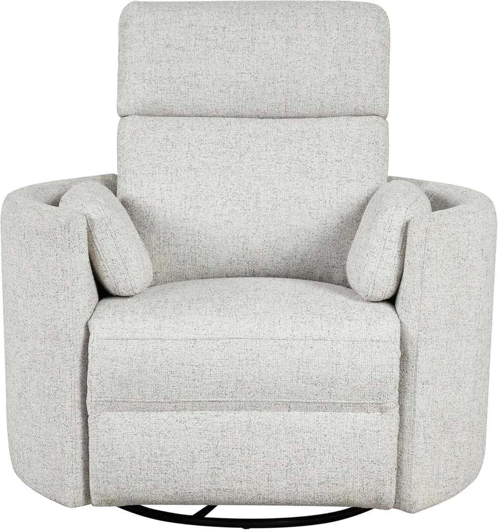 Parker Living Radius - Natural Beauty Quartz Power Swivel Glider Recliner Two Pack for Adults with USB and Type-C Ports, Single Sofa Chair for Living Room
