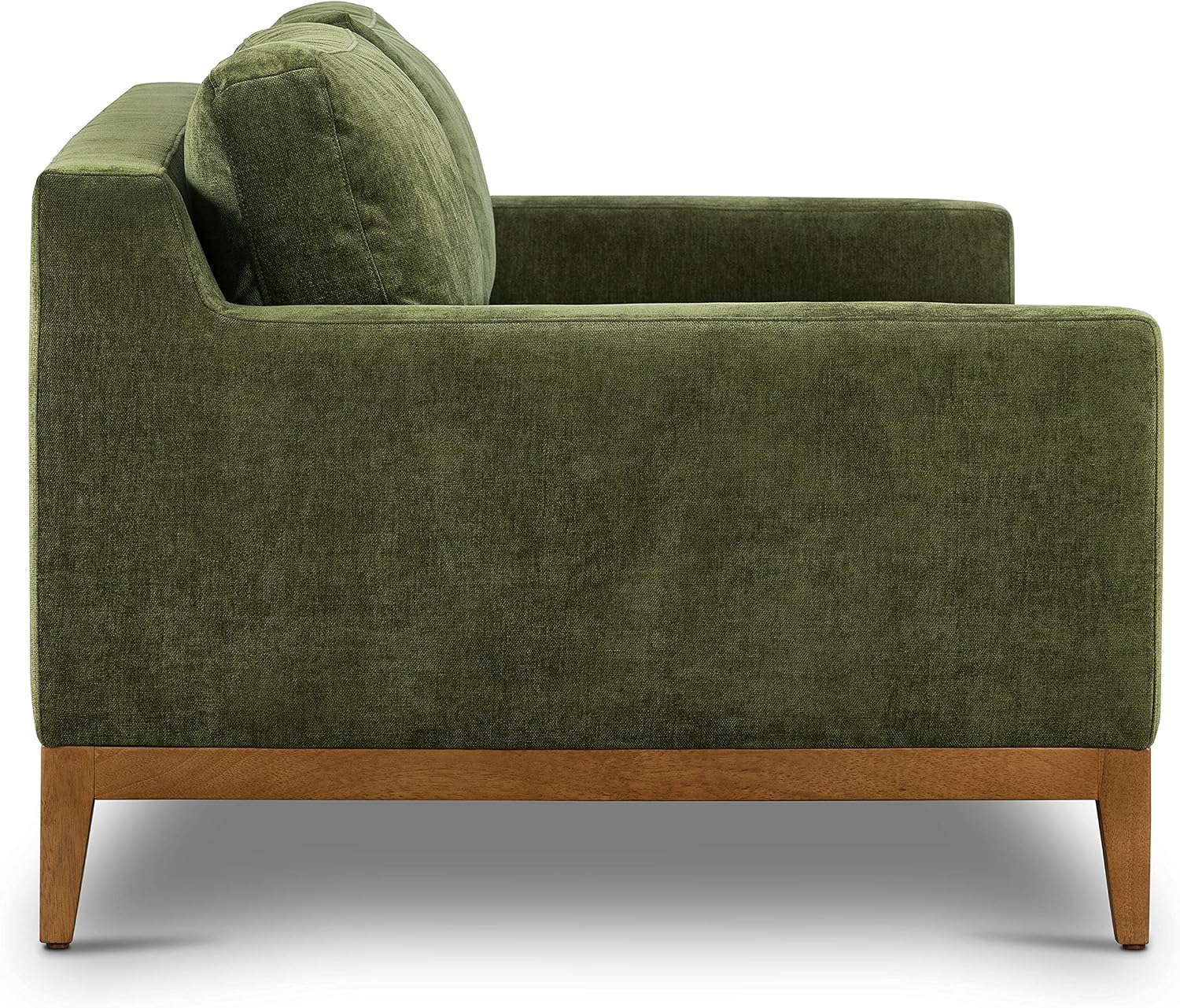 POLY & BARK Zyon Sofa, Distressed Green Velvet