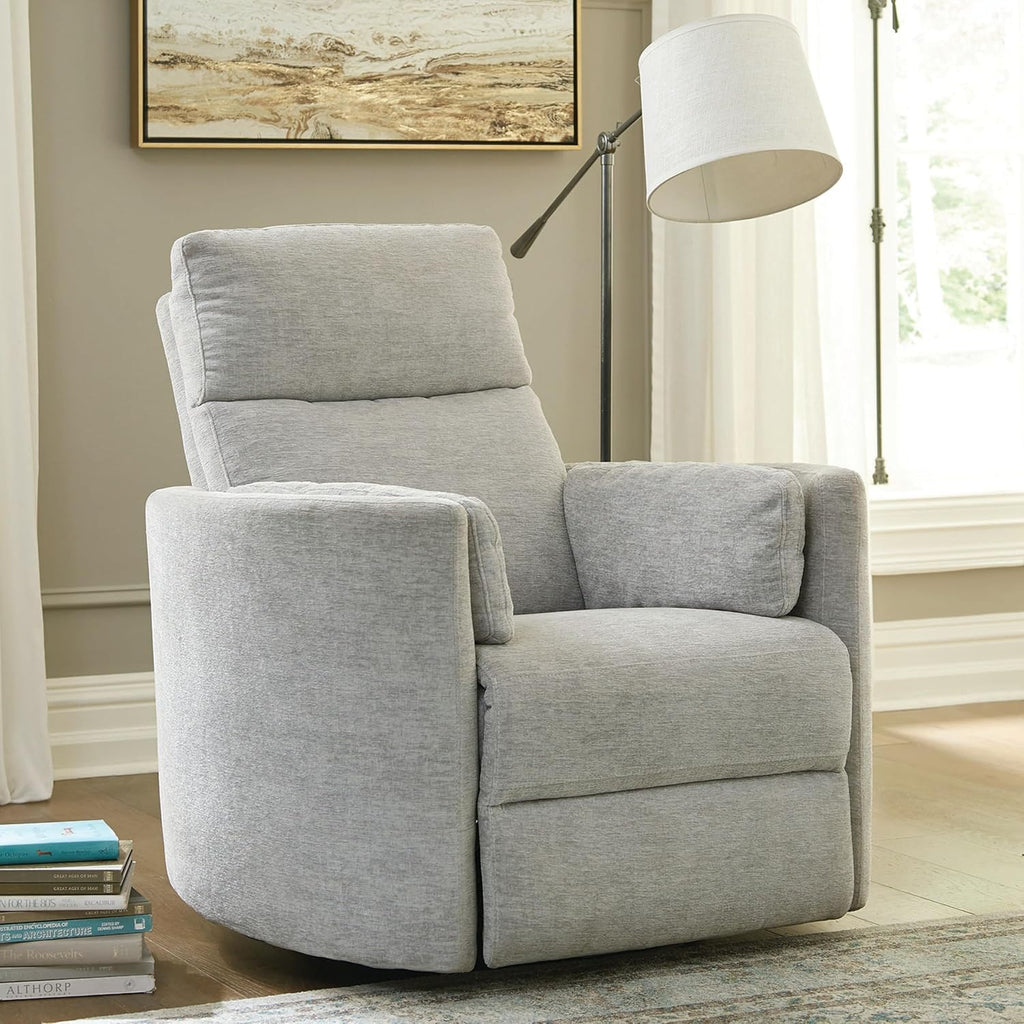 Parker Living Radius - Mineral Power Swivel Glider Recliner for Adults with USB and Type-C Ports, Single Sofa Chair for Living Room