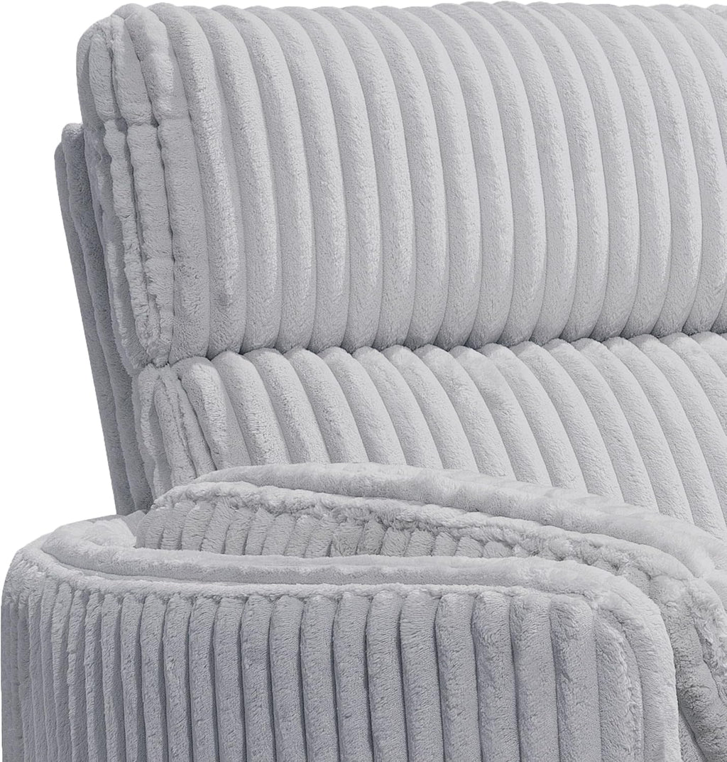 Parker Living Radius - Mega Grey Power Glider Reclining Console Loveseat